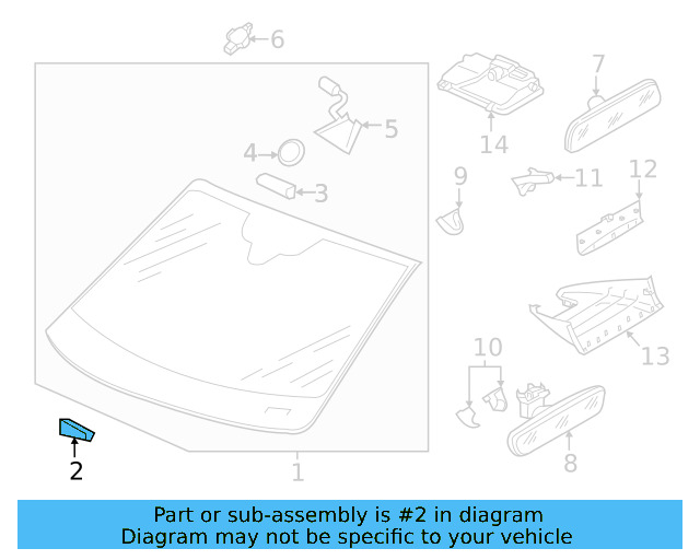 Mirror Support Spacer 443-845-631-A - View 26