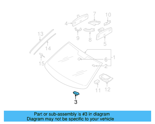 Mirror Support Spacer 443-845-631-A - View 27