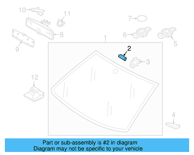 Mirror Support Spacer 443-845-631-A - View 35