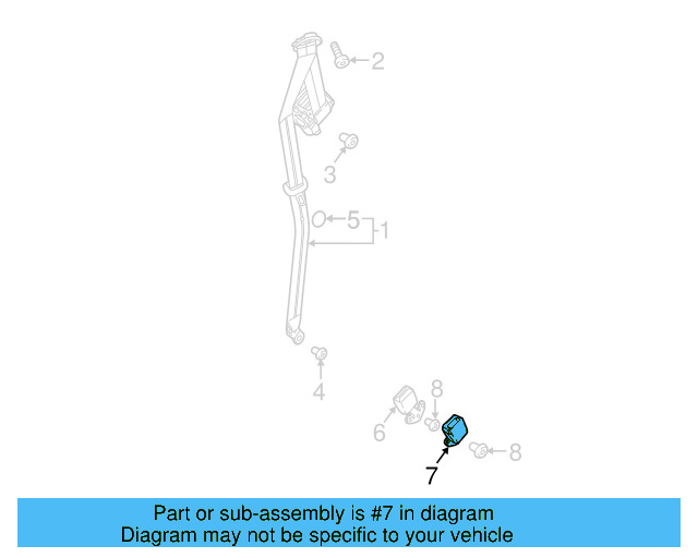 Buckle End 5NL-858-491-MNB - View 5