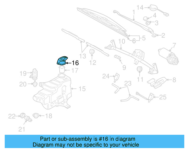 Washer Pump Seal 443-955-465 - View 27