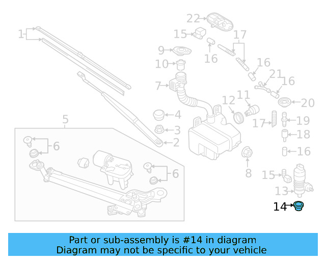 Washer Pump Seal 443-955-465 - View 29