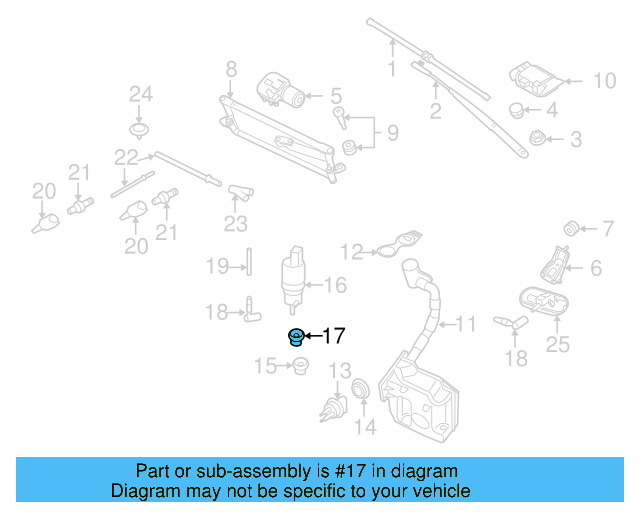 Washer Pump Seal 443-955-465 - View 31