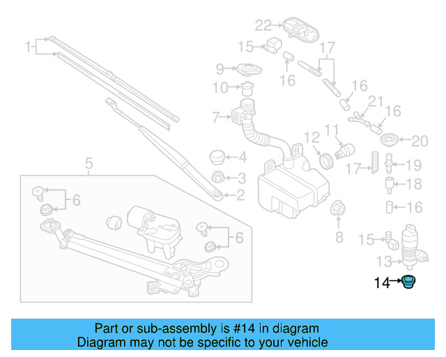 Washer Pump Seal 443-955-465 - View 33