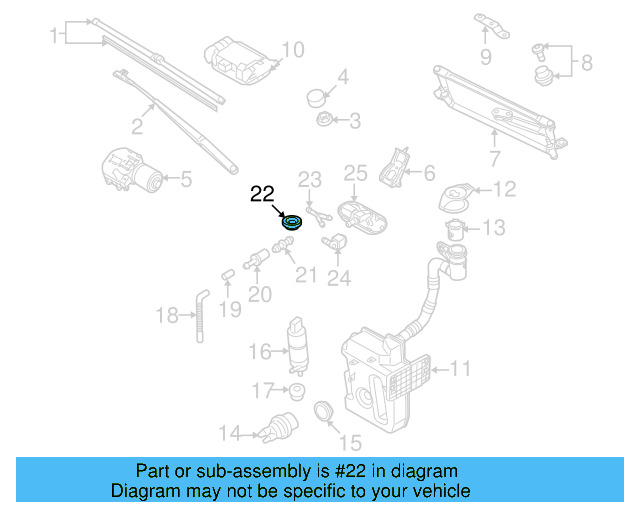 Washer Pump Seal 443-955-465 - View 35