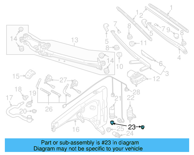 Washer Pump Seal 443-955-465 - View 36