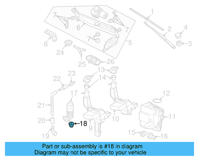 Washer Pump Seal 443-955-465 - View 38