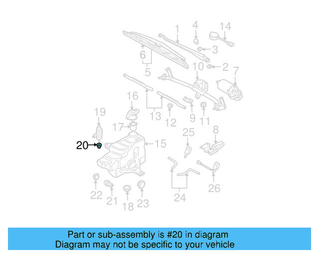 Washer Pump Seal 443-955-465 - View 102