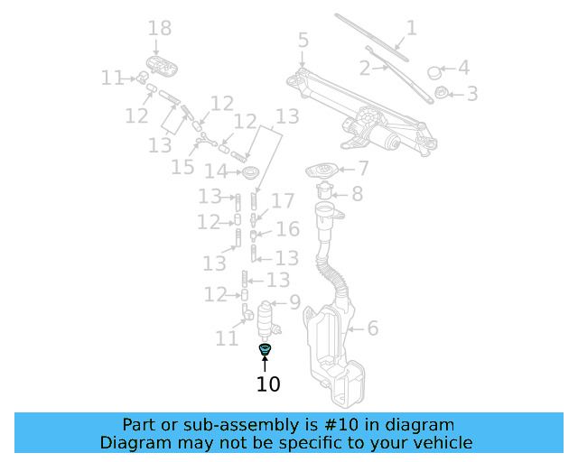 Washer Pump Seal 443-955-465 - View 93