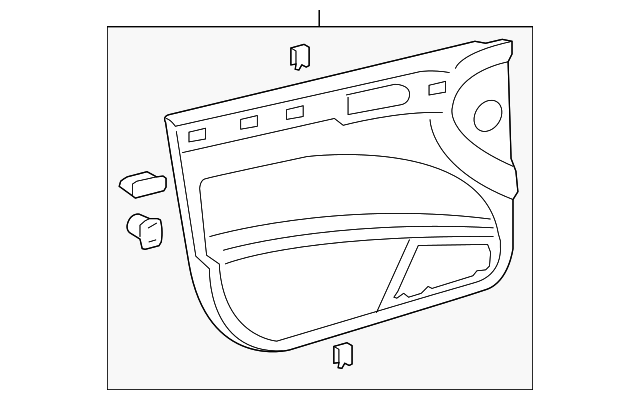 Door Trim Panel 3D1-867-012-L-PNF