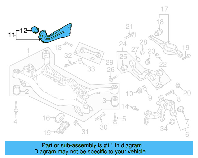 Trailing Arm 3C0-505-223-E - View 4