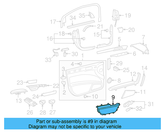 Map Pocket 3D1-867-131-4B5 - View 3