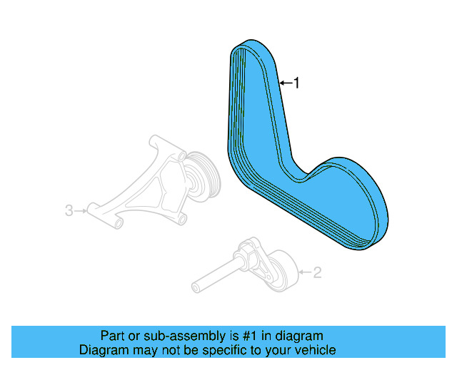 Serpentine Belt 06J-260-849-D - View 15