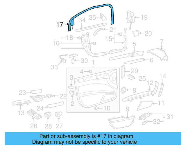 Frame Trim 3D0867588C1QA