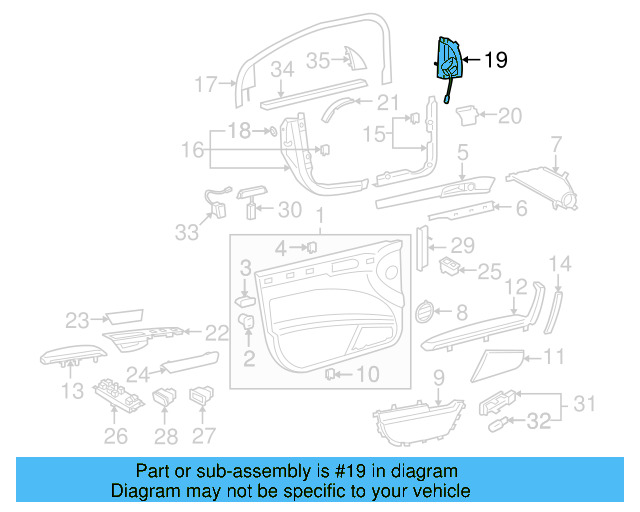 Speaker Housing 3D0-863-589-D - View 3
