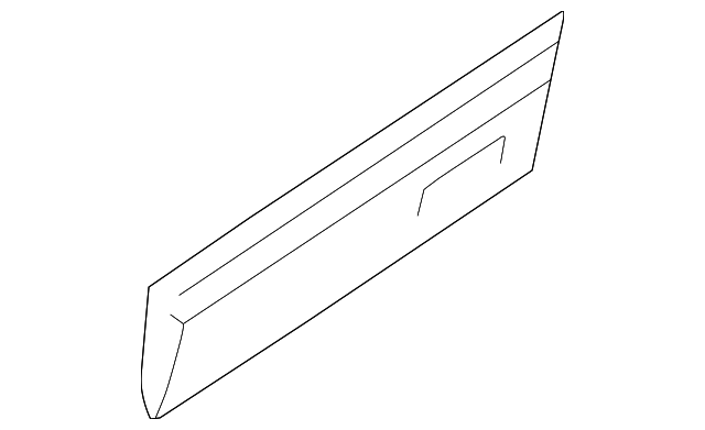 Side Molding (Unpainted) 1h3853535cgru - View 2