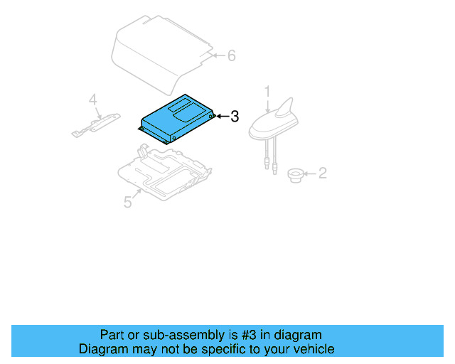 Radio Control Unit 8E0-035-593-G
