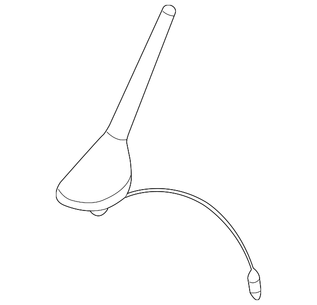 Antenna Mast 1K0-035-501-A - View 2