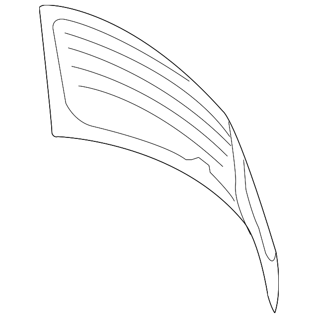 Lift Gate Glass 1K6-845-051-L