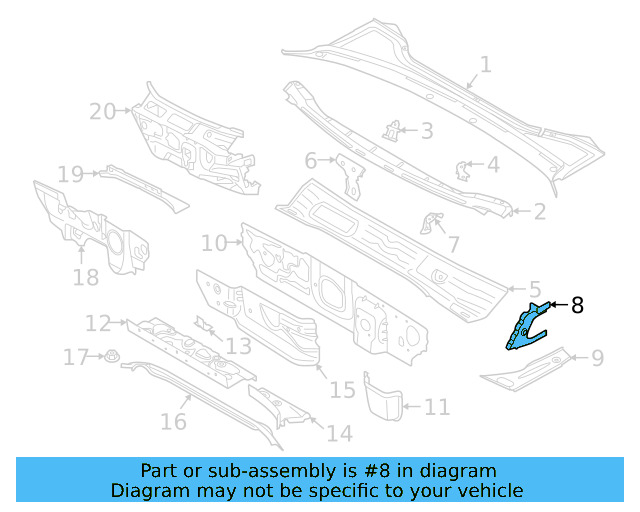 Corner Reinforced 5Q0-803-343 - View 4