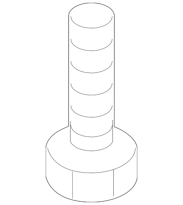 Thermostat Cover Bolt N-103-470-03 - View 3