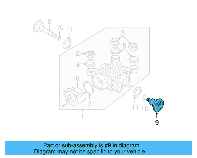 Stub Shaft 01Z-525-355 - View 8