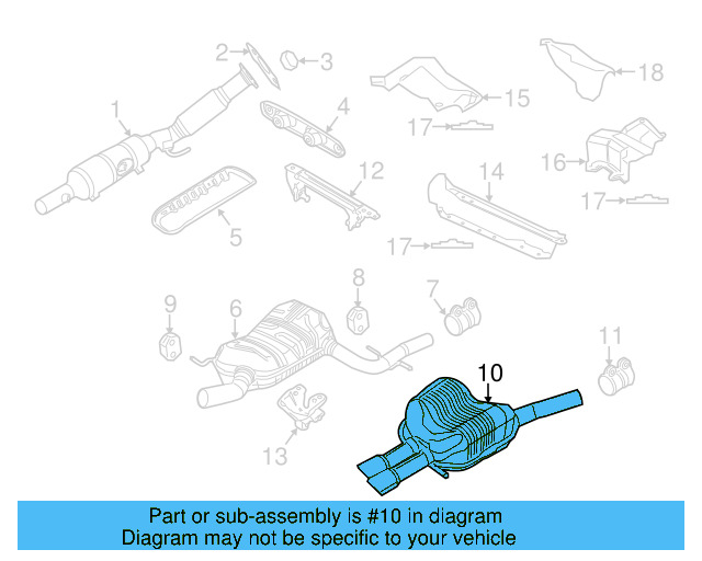 Muffler & Pipe Clamp 1K0-253-141-H - View 25