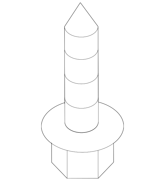 Bumper Cover Screw N-908-259-01 - View 55