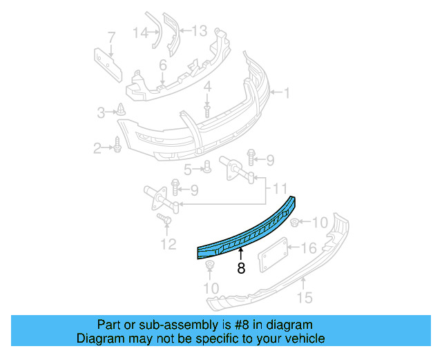 Impact Bar 3B0-807-109-B - View 7