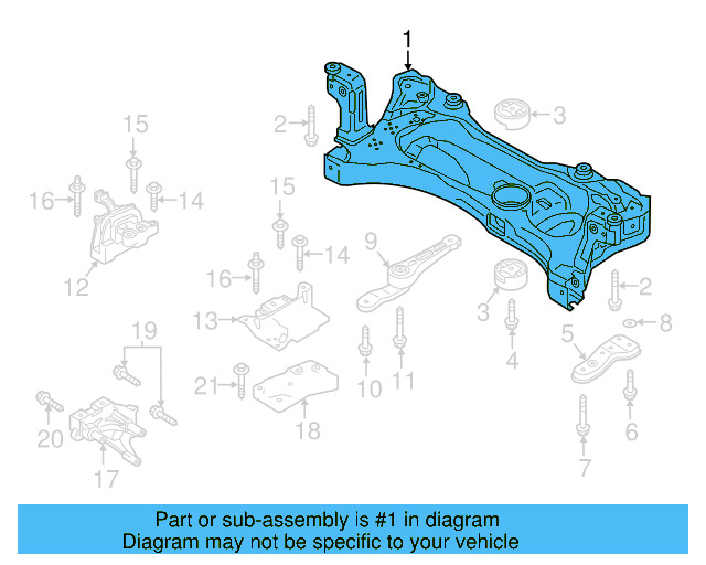 Engine Cradle 5WA-199-315-F - View 14