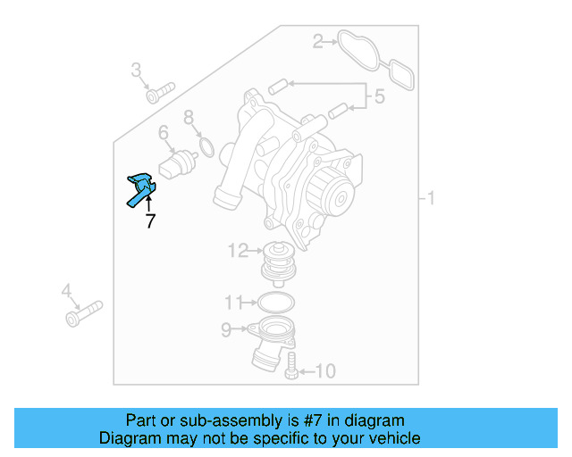 Temp Sensor Retainer Spring 06H-121-142-C - View 25
