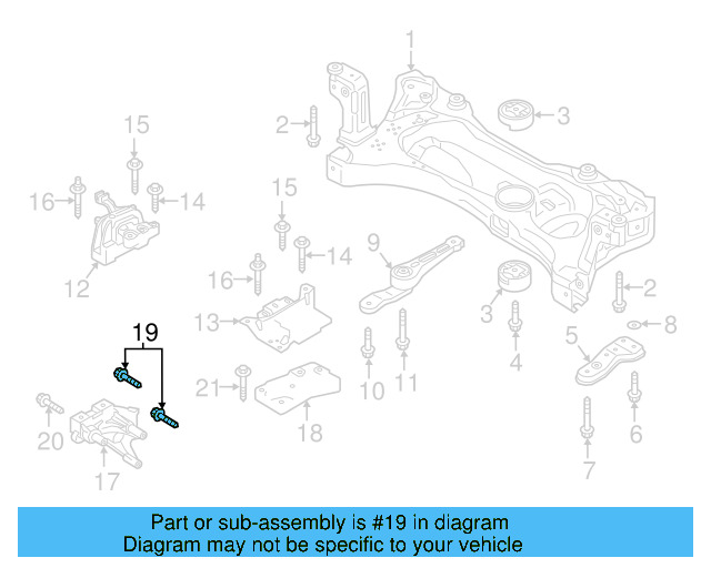 Mount Bracket Mount Bolt N-106-995-01 - View 10