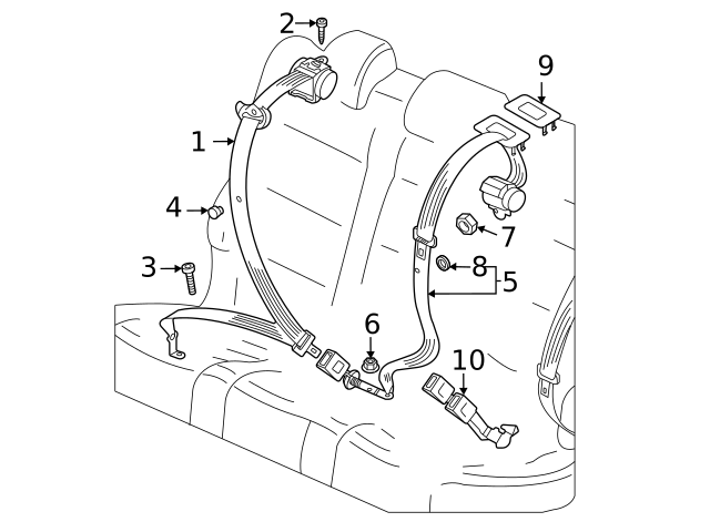 Outer Buckle 2GJ-857-739-A-MNB