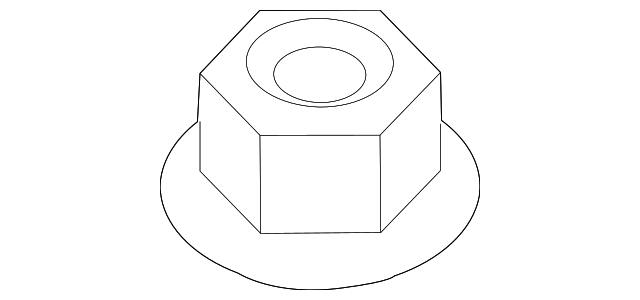 Center Belt Assembly Nut N-989-234-03 - View 19