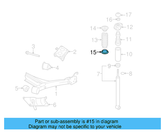 Spring Seat 1J0-512-109 - View 24