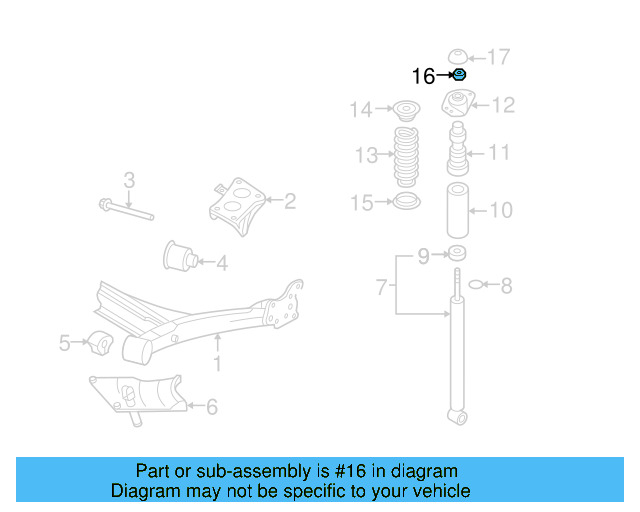 Shock Cap 6Q0-513-269-L - View 17
