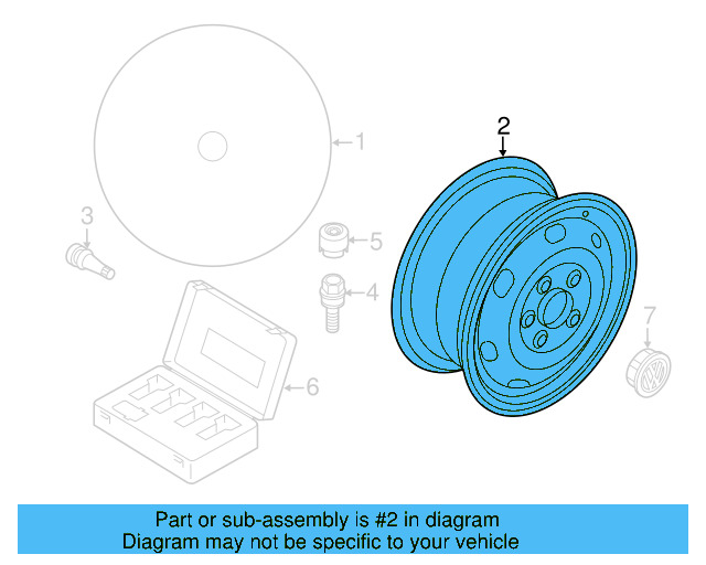 Spare Wheel 561-601-027-B-03C - View 29