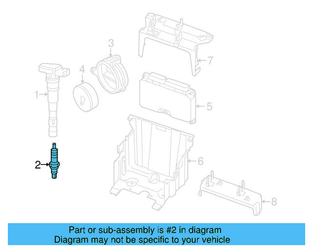 Spark Plug 101-905-615-A - View 7