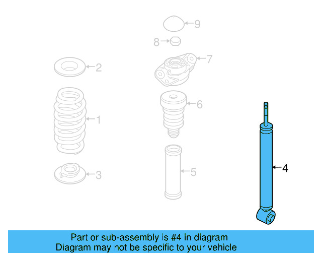 Shock Absorber 3C0-513-049-CH