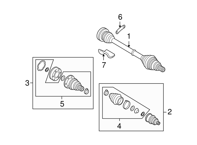 Inner Joint Assembly 1K0-498-103-X - View 35
