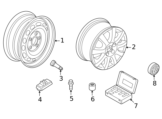 Valve Stem 311-601-361 - View 133