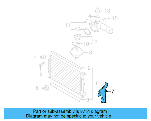 Air Baffle 1K0-121-284-F - View 7