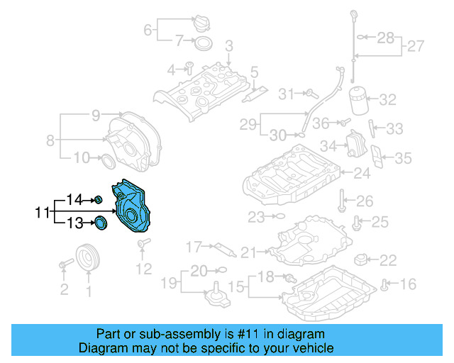Engine Timing Cover 06H-109-210-AG - View 18
