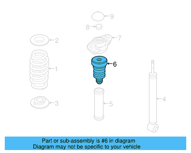 Strut Bumper 3C0-511-359-B - View 16