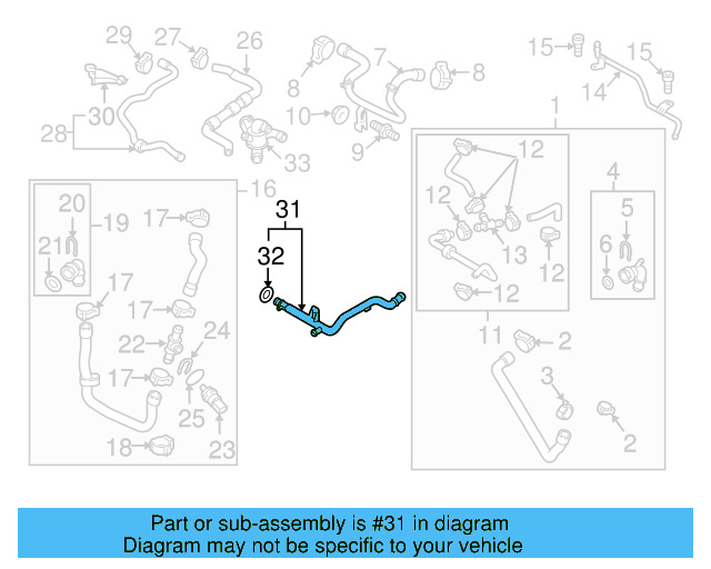 Lower Coupling 1K0-122-291-BM - View 6