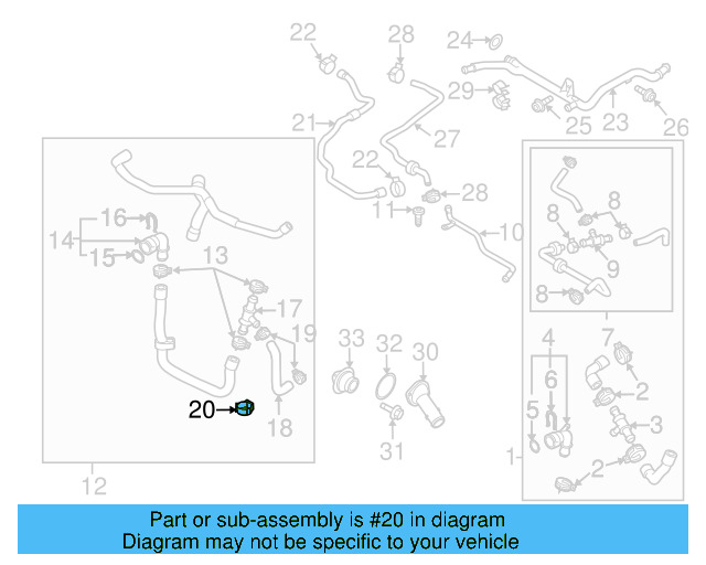 Lower Hose Holder 5N0-121-093-C