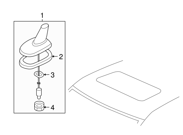 Radio Antenna Base Nut 1J0-035-437 - View 52