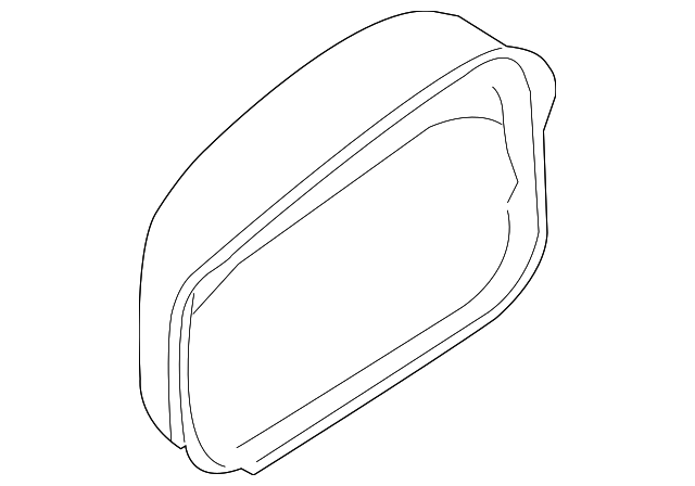 Mirror Housing (Unpainted) 3d0857538gru