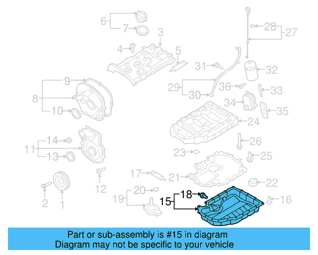 Engine Oil Pan 06J-103-600-AF - View 11