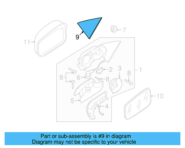 Sound Absorber 3D0-857-933-G - View 3